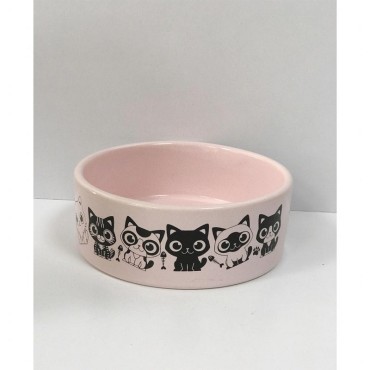 ظرف سرامیکی طرح کت - متوسط