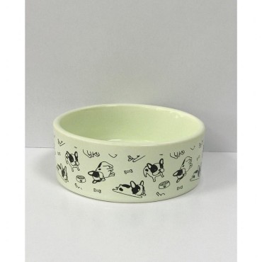 ظرف سرامیکی طرح سگ - متوسط