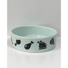 ظرف  آب و غذای سگ و گربه حنا پت مدل سرامیکی سایز بزرگ