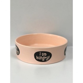 ظرف  آب و غذای سگ و گربه حنا پت مدل سرامیکی سایز بزرگ