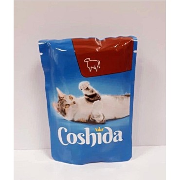 پوچ مخصوص گربه با طعم گاو کوشیدا