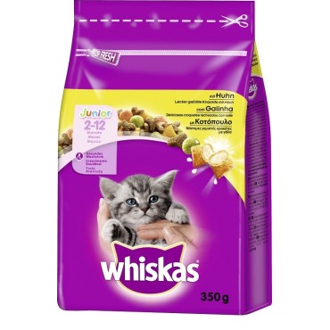 غذا خشک بچه گربه با طعم مرغ ویسکاس - 800 گرم