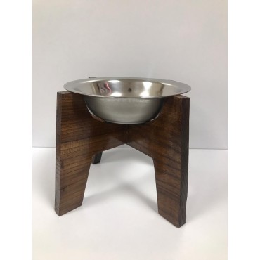 ظرف  چوبی با کاسه استیل - کوچک