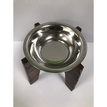 ظرف  چوبی با کاسه استیل - کوچک