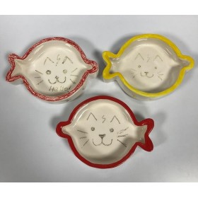 ظرف آب و غذای گربه مدل سرامیکی