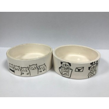 ظرف سرامیکی گردنقاشی شده