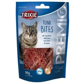 تشویقی گربه تریکسی tuna bites وزن 50 گرم