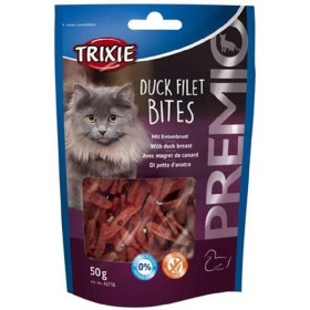 تشویقی گربه تریکسی مدل Duck Fillet Bites وزن 50 گرم