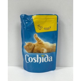 پوچ گربه کوشیدا طعم اردک در سس کدو وزن 100 گرم