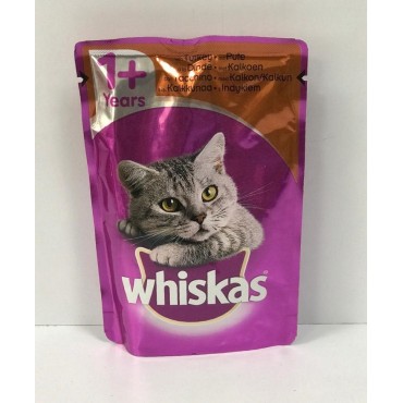 پوچ مخصوص گربه بالغ  با طعم بوقلمون ویسکاس