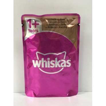 پوچ مخصوص گربه بالغ  با طعم اردک ویسکاس