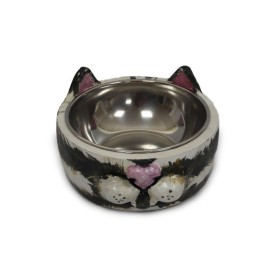 ظرف آب و غذای سگ و گربه پرس پت مدل بتنی سایز کوچک