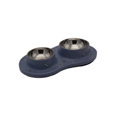 ظرف دوقلو بتونی آب و غذا پرس پت