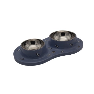 ظرف دوقلو بتونی آب و غذا پرس پت