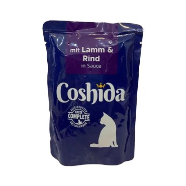 پوچ مخصوص گربه با طعم گوشت گاو و بره درسس کوشیدا