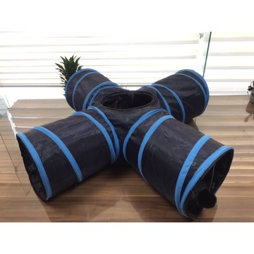 اسباب بازی تونل گربه ۴ طرفه حفره دار