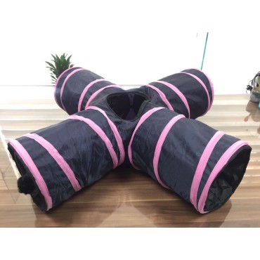 اسباب بازی تونل گربه ۴ طرفه حفره دار