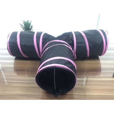 اسباب بازی تونل گربه ۳ طرفه حفره دار