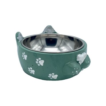 ظرف آب و غذای طرحدار سگ و گربه