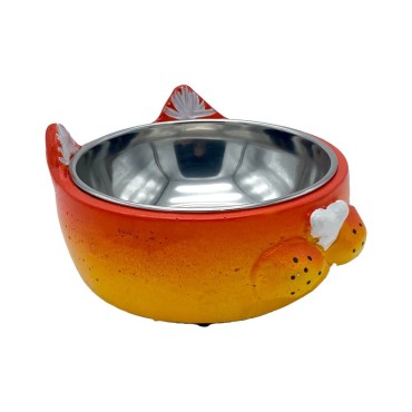 ظرف آب و غذای طرحدار سگ و گربه