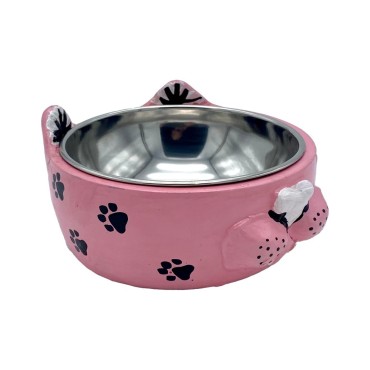 ظرف آب و غذای طرحدار سگ و گربه