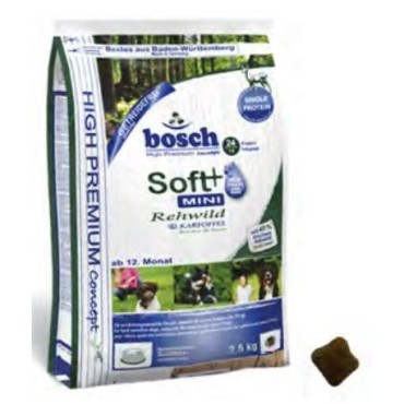 غذای نرم مخصوص سگ های بالغ نژاد کوچک با گوشت گوزن و سیب زمینی بوش