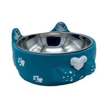 ظرف آب و غذای طرحدار سگ و گربه