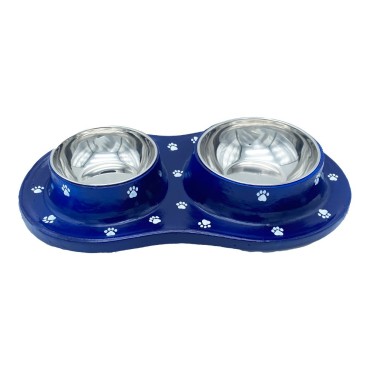 ظرف دوقلو بتونی آب و غذا پرس پت