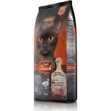 غذای خشک گربه حساس و بدغذا با طعم اردک و برنج لئوناردو