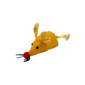 عروسک گربه پرس پت مدل موش پارچه ای حاوی کت نیپ