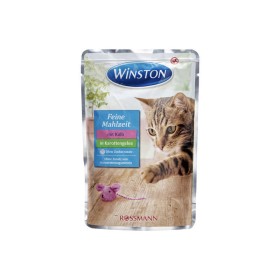 پوچ گربه وینستون طعم گوشت گوساله در ژله هویج 100 گرم