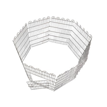 پارک سگ زاریکس اقتصادی مدل استیل 8 ضلعی ارتفاع 95 سانتی متر