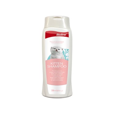 شامپو گربه بایولاین مدل Kitten حجم 250 میلی لیتر