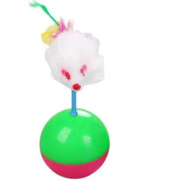 اسباب بازی گربه مدل توپ تعادلی همراه با موش