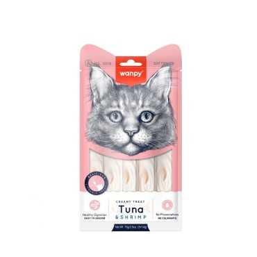 بستنی گربه ونپی با طعم تن و میگو بسته 5 عددی