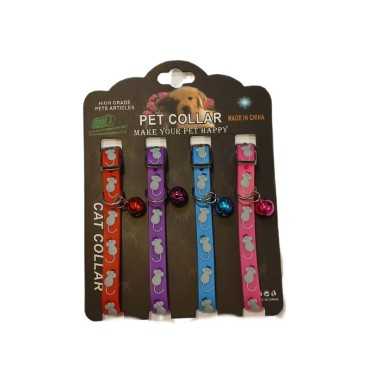 قلاده گردنی سیلیکونی طرح موش سنیور پت