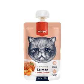 پودینگ گربه ونپی مدل Adult طعم سالمون،مرغ و هویج وزن 90 گرم