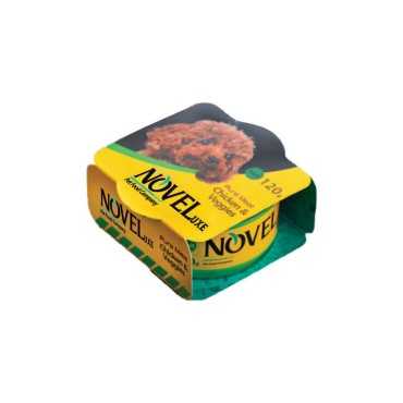 کنسرو سگ نوول مدل Adult طعم مرغ در وزن 120 گرم