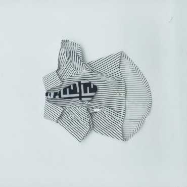 پیراهن مدل راه راه سگ و گربه سایز S