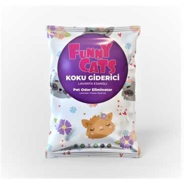 پودر خوشبو کننده خاک با رایحه لوندر فانی کت