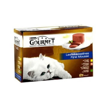 کنسرو گورمه گلد با طعم ماهی تن-جگر-فیله بوقلمون و فیله گوساله