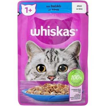 پوچ گربه ویسکاس مدل Adult طعم ماهی تن وزن 85 گرم