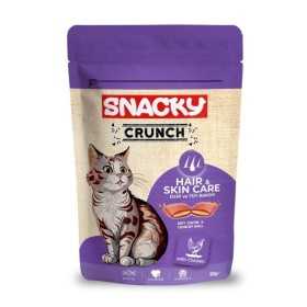 تشویقی گربه کرانچ اسنکی مدل Hair & Skin Care طعم سالمون وزن 60 گرم