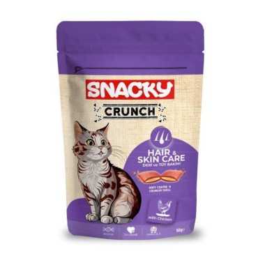 تشویقی گربه کرانچ اسنکی مدل Hair & Skin Care طعم سالمون وزن 60 گرم