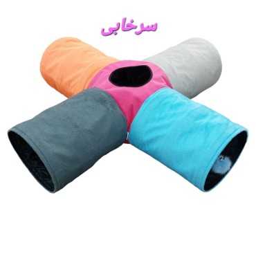 تونل گربه آدریانا مدل چهار طرفه کوتاه رنگین کمان