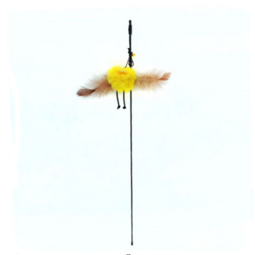 میله بازی فلزی گربه پرس پت مدل جوجه پردار