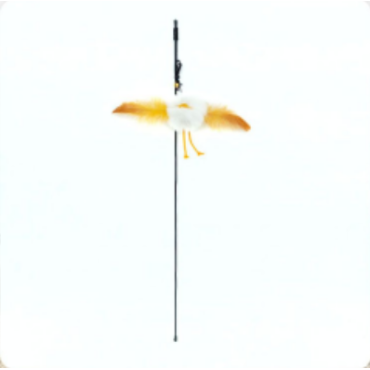 میله بازی فلزی گربه پرس پت مدل جوجه پردار