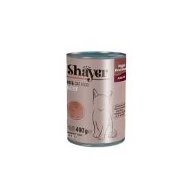 کنسرو گربه شایر مدل پته طعم بیف وزن ۴۰۰ گرم