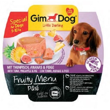 خوراک ماهی تن و آناناس و انجیر جیم داگ