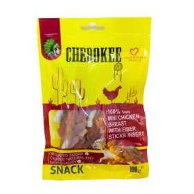 تشویقی سگ چروکی مدل استیک فیبر طعم مرغ وزن 100 گرم